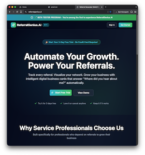 Referral Genius AI